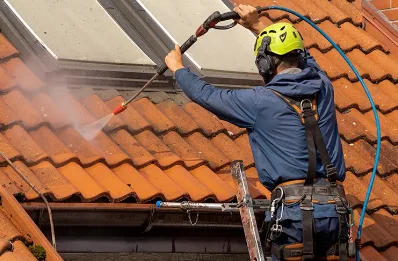 Démoussage et hydrofuge de toiture aux Rouges-Eaux